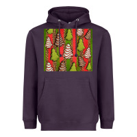 Plum Christmas cakes leopard Heavyweight Hoodie - Jasminsmagicworld