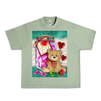 Oil Green candy jar with bear  air Urban Heavy Tee - AdoDesignShop