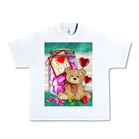 White candy jar with bear  air Urban Heavy Tee - AdoDesignShop