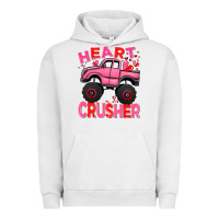 Pigment Lunar Rock Heart crusher pink monster truck Valentine's Day Urban Hoodie - HowdyJamesFarm