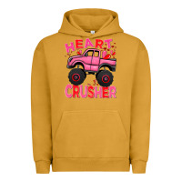 Pigment Peanut Butter Heart crusher pink monster truck Valentine's Day Urban Hoodie - HowdyJamesFarm