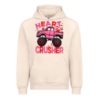 Sandshell Heart crusher pink monster truck Valentine's Day Urban Hoodie - HowdyJamesFarm