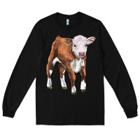 Black hereford calf Long Sleeve Tee - LillyAllenDesigns