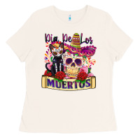 Bone dia de los muertos Ladies Tee - Zillion Design Studio