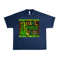 Navy shamrock bomb cant pinch this Urban Heavy Tee - AdoDesignShop