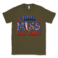 Army Green little miss firecracker Classic Tee - NancyCooperArtShop