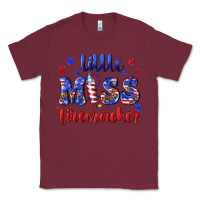 Burgundy little miss firecracker Classic Tee - NancyCooperArtShop