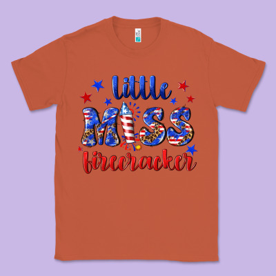 Little Miss Firecracker Classic Tee Designed By Nancycooperartshop