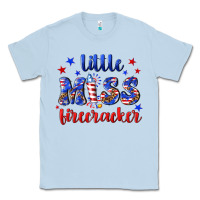 Dusty Blue little miss firecracker Classic Tee - NancyCooperArtShop