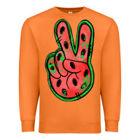 Carrot watermelon peace sign Premium Sweatshirt - Jasminsmagicworld