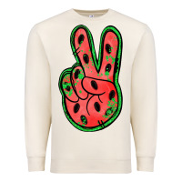 Sandshell watermelon peace sign Premium Sweatshirt - Jasminsmagicworld