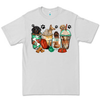 Dove Grey dog coffee cups Premium Tee - Zillion Design Studio