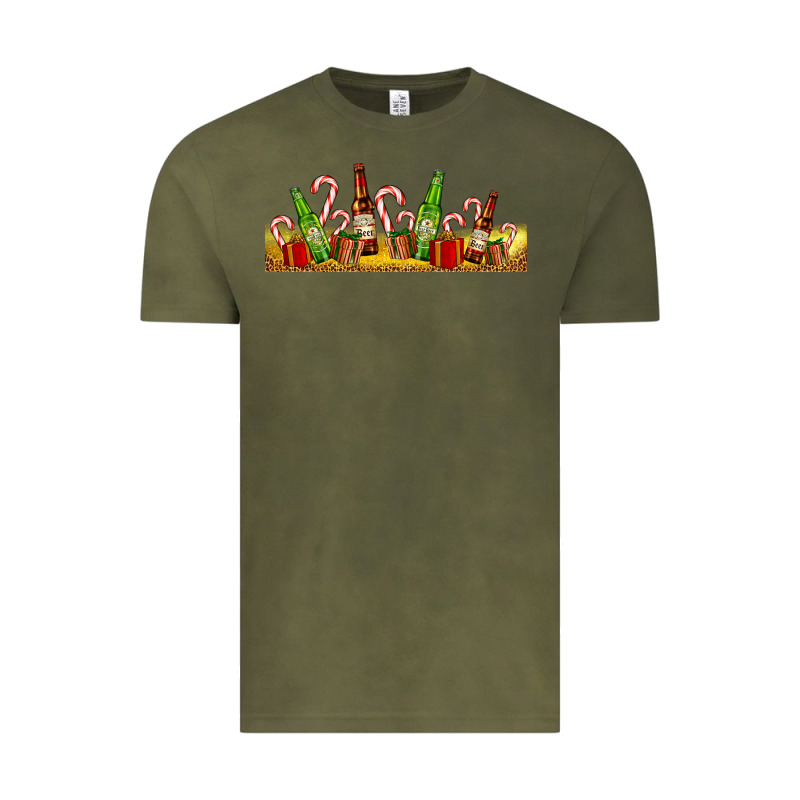 Beer Bottles For Christmas Vintage Tee by AdoDesignShop | Teevron