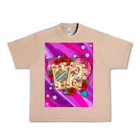 Burro playing cards with pearls and glitter air Urban Heavy Tee - AdoDesignShop