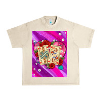 Sandshell playing cards with pearls and glitter air Urban Heavy Tee - AdoDesignShop