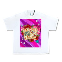 White playing cards with pearls and glitter air Urban Heavy Tee - AdoDesignShop