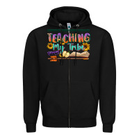 Black teaching my tribe Zipper Hoodie - NancyCooperArtShop