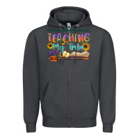 Smoke teaching my tribe Zipper Hoodie - NancyCooperArtShop