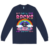 Navy you can go kick rocks with open toed shoes Long Sleeve Tee - JahusDesignShop