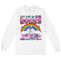 White you can go kick rocks with open toed shoes Long Sleeve Tee - JahusDesignShop