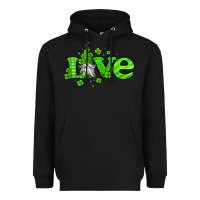 Black love st patricks gnome Heavyweight Hoodie - Jasminsmagicworld
