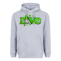 Heather Grey love st patricks gnome Heavyweight Hoodie - Jasminsmagicworld