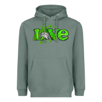 Sage love st patricks gnome Heavyweight Hoodie - Jasminsmagicworld