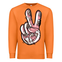 Carrot baseball peace sign Premium Sweatshirt - Jasminsmagicworld