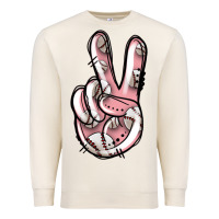 Sandshell baseball peace sign Premium Sweatshirt - Jasminsmagicworld