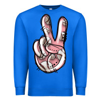 True Royal baseball peace sign Premium Sweatshirt - Jasminsmagicworld