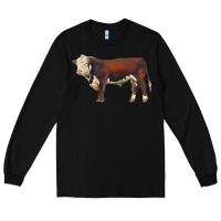 Black hereford bull Long Sleeve Tee - LillyAllenDesigns