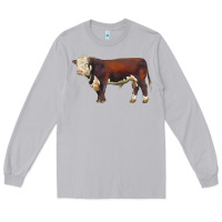 Moon Dust hereford bull Long Sleeve Tee - LillyAllenDesigns