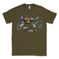 Army Green Crab Classic Tee - LillyAllenDesigns