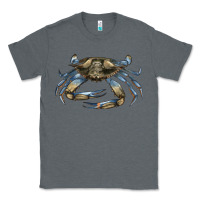Charcoal Heather Crab Classic Tee - LillyAllenDesigns