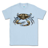 Dusty Blue Crab Classic Tee - LillyAllenDesigns