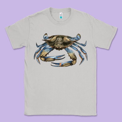 Crab Classic Tee Designed By Lillyallendesigns