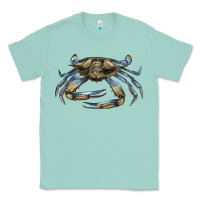 Seafoam Crab Classic Tee - LillyAllenDesigns