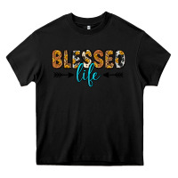Black blessed life Heavy Core Tee - Zillion Design Studio