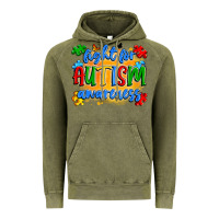 Vintage Olive fight for autism awareness Vintage Hoodie - Artiststas