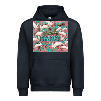 Navy Easter Bunny  tumbler Easter Day Urban Hoodie - HowdyJamesFarm