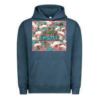 Pigment Midnight Navy Easter Bunny  tumbler Easter Day Urban Hoodie - HowdyJamesFarm