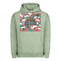 Pigment Oil Green Easter Bunny  tumbler Easter Day Urban Hoodie - HowdyJamesFarm