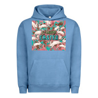 Pigment Pebble Blue Easter Bunny  tumbler Easter Day Urban Hoodie - HowdyJamesFarm