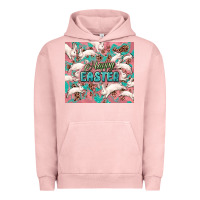 Pigment Salmon Easter Bunny  tumbler Easter Day Urban Hoodie - HowdyJamesFarm
