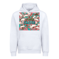 White Easter Bunny  tumbler Easter Day Urban Hoodie - HowdyJamesFarm