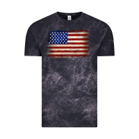Cloud Black American flag Vintage Tee - JahusDesignShop