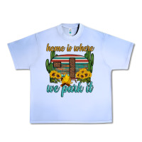 Grape Ice home is where we park it Urban Heavy Tee - Artiststas