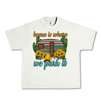 Pistachio home is where we park it Urban Heavy Tee - Artiststas