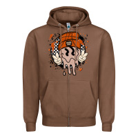 Chestnut basketball game day Zipper Hoodie - MaliasSmallBusiness