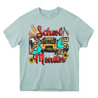 Arona school bus monitor Heavy Core Tee - texasbilliewilder